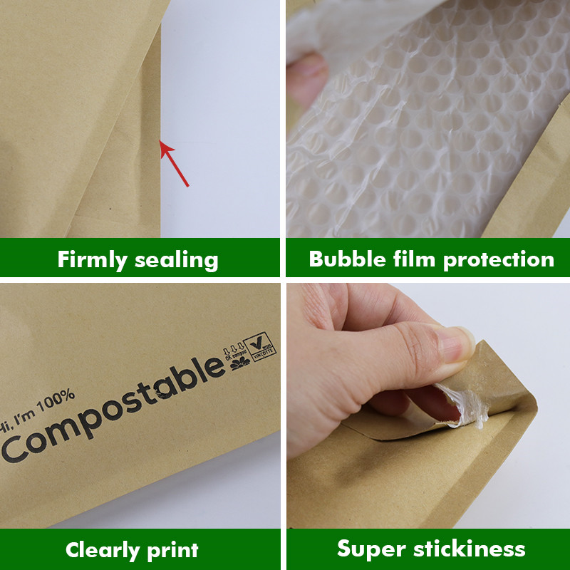 индивидуальный почтовый пакет, биоразлагаемый полиэтиленовый пакет для упаковки одежды на складе (6)